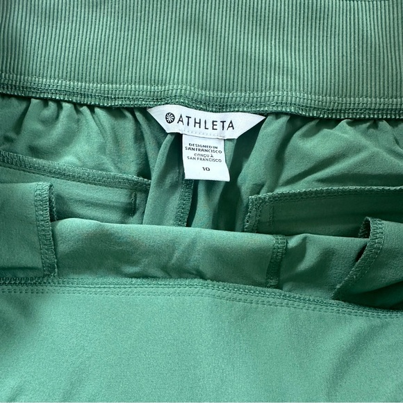 Athleta Brooklyn Ankle Pants - Vineyard Green Color - Picture 4 of 8